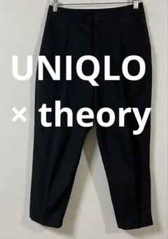 ユニクロ ×セオリー　感動タックイージーパンツ　Lサイズ　ブラック　theory