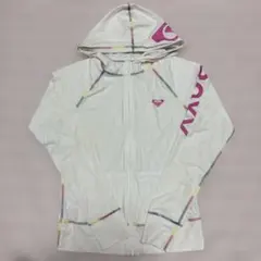 ROXY ロキシー ラッシュガード フード付き M ホワイト