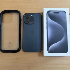 iPhone15Pro 256GB ブラック　iFace付き