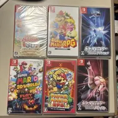 スーパーマリオ 3Dコレクション 他 5本セット