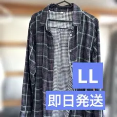 TOPVALUチェック柄 長袖シャツ