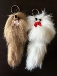 ファーチャーム キーホルダー 2個セット