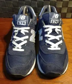 NewBalance574　ネイビースニーカー23.5cmニューバランス