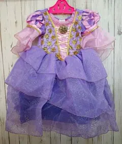 ディズニー 公式 プリンセス ドレス ラプンツェル 110cm