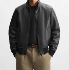 ボンバージャケット レザージャケット