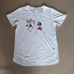 ELLE SPORT テニス柄 半袖Tシャツ ホワイト Mサイズのサムネイル