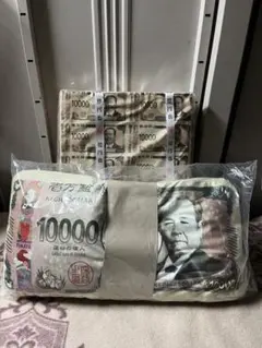 一億円クッション　渋沢栄一　セット