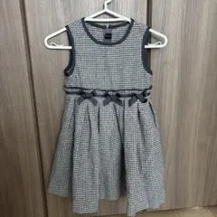 ノースリーブチェック柄ワンピース　BeBe べべ