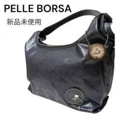 【新品】PELLE BORSA ペレボルサ ワンショルダーバッグ 総柄