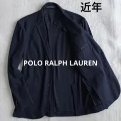 美品 ポロラルフローレン スウェット ジャケット M 紺 ストレッチ ジャージーのサムネイル