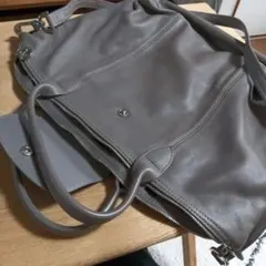 Longchamp レザー トートバッグ クレージュのサムネイル