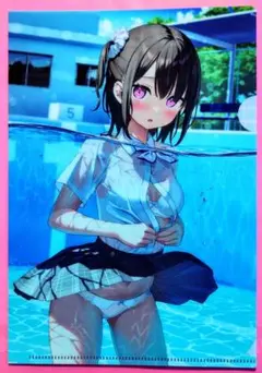 カントク A5 クリアファイル もっとみてみてチェック しずく