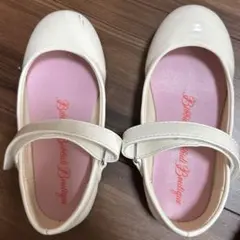 ビビディバビディブティック プリンセス　シューズ　白　19cm