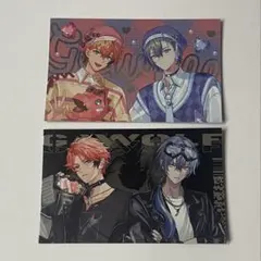 にじさんじ ぎゃうるふ ランダムチェキ風カード 赤城ウェン 小柳ロウ