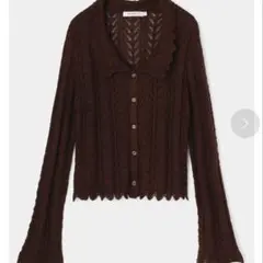 moussy RUFFLE BUTTON UP ニットのサムネイル