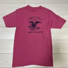 Hanes ピンク Tシャツ Mサイズ　シングルステッチ