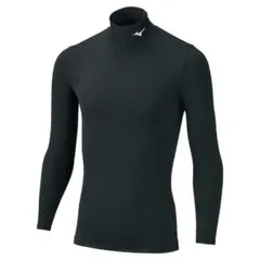 新品 ミズノ バイオギアシャツ裏起毛 ハイネック(ブラック) Mサイズ