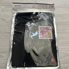 ユニクロ　ヒートテック 半袖Tシャツ 110 ブラック