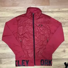 OAKLEY nylon ジャケット トラックジャケット M レッド tech