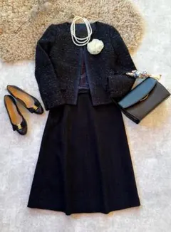 アンタイトル ツイード ノーカラージャケット サイズ１ 卒業式 入学式