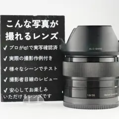 美品】動作◎ SONY E 35mm F1.8 OSS 神レンズ 228 - メルカリ