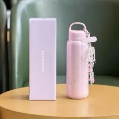 海外スタバ　海外限定　Starbucks チャーム付き　サクラ　桜　タンブラー