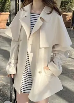 クリーム色オーバーサイズジャケットのサムネイル
