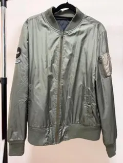VANS 2WAY リバーシブル MA-1 ジャケット XL カーキのサムネイル