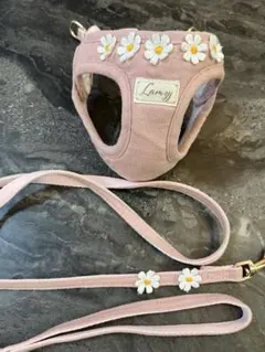 Lamzy ハーネス リード セット デイジー ピンク Sのサムネイル