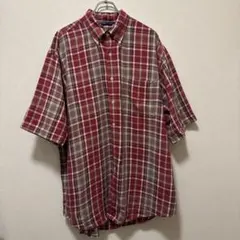90s オールド ノーチカ ビンテージ チェック 総柄 BDシャツ ビッグサイズ