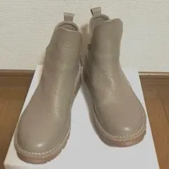 【JS Heartlavel】 ショートブーツサイドジッブ　本皮グレー24㎝4E