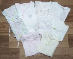 新生児(50～60) 夏用 肌着・ロンパース 10着セット (ミッフィー含む)