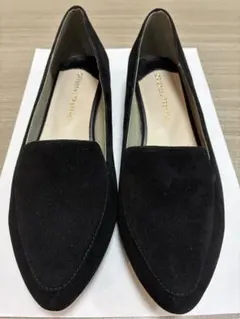 オリエンタルトラフィック　オペラシューズ　黒　スエード