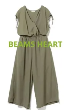 【BEAMS HEART 】カシュクールシャーリングオールインワン　Sサイズのサムネイル