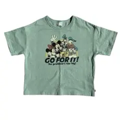 ミントグリーン ミッキー Tシャツ キッズ 130