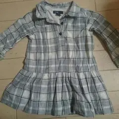 GAP チェックシャツワンピース 80