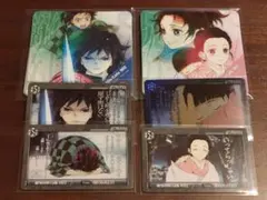 鬼滅の刃 ダイニング お楽しみくじ カード(R含) コースター 義勇炭治郎禰豆子