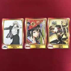 SCF2026 アニメイト特典 SCFカード 3枚 ホログラム加工