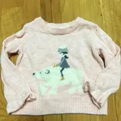 babyGAPピンクニット90サイズ