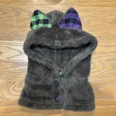 RAGMART 猫耳付きフード Mサイズ ブラウングレー