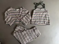 emasroom カーディガン、ビスチェ、パンツセット