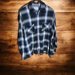 オンブレチェック レーヨン