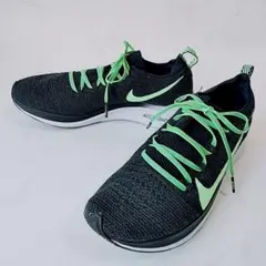 25.5 美品✨NIKEズームフライ フライニット ランニングシューズ メッシュ