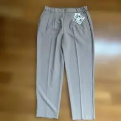 MUMU ベージュ テパードパンツ LL