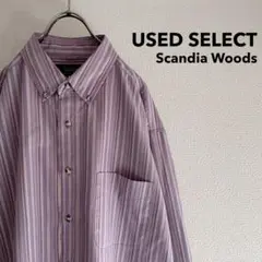 古着 “Scandia Woods” Multi Stripe BD Shirt