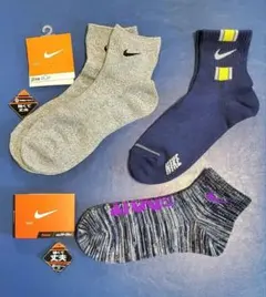 新品未使用・Nikeナイキショート ソックス 4足セット