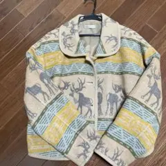 Chris montez トナカイ柄ジャケット