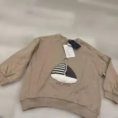 新品タグ付き　コトリ　ベージュトレーナー　95cm