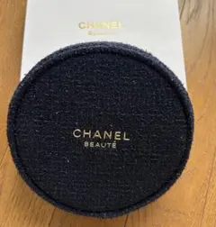 新品　CHANEL シャネル　ノベルティポーチ　ホリデーイベント限定　ネイビー