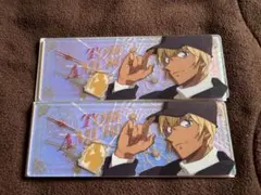 名探偵コナン 中国 特典 アクリルチケット コナンカフェ 2022 安室透